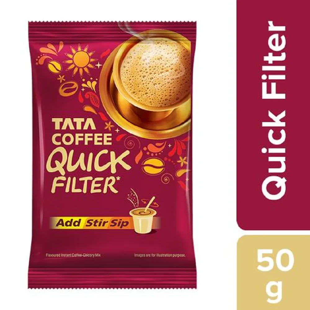 Tata Coffee Quick Filter - Authentic Taste, 50 g-1.webp